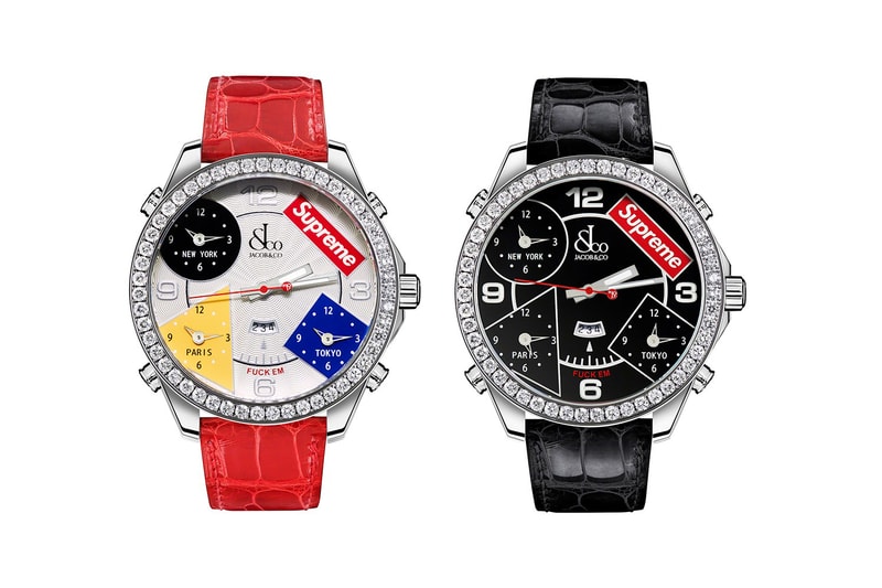 Supreme Fall/Winter 2020 Accessories Collection Jacob & Co. Watch Vase Red