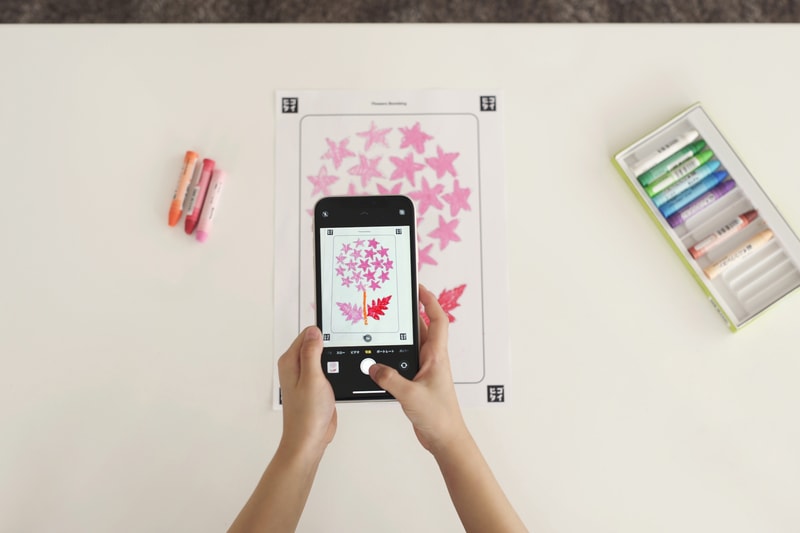 teamLab 'Flowers Bombing Home' Virtual Art Installation At Home Participate Draw Online YouTube live