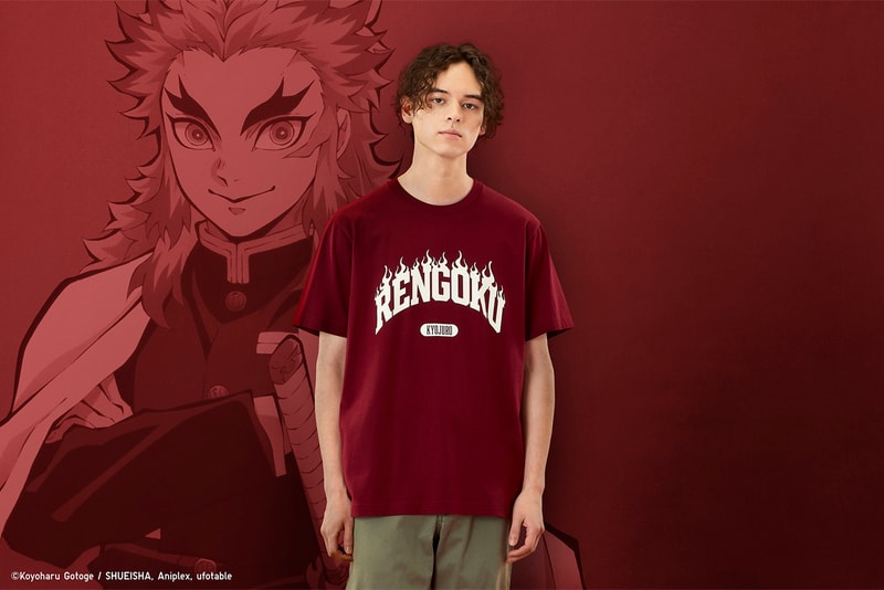 uniqlo ut demon slayer collaboration t shirts tees anime manga