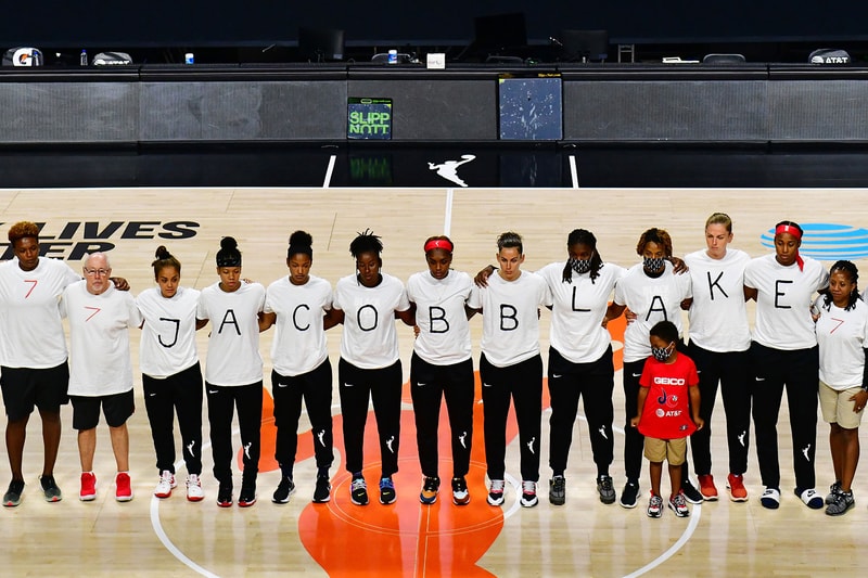 wnba nba delay postpone cancel games playoffs protest jacob blake shooting black lives matter