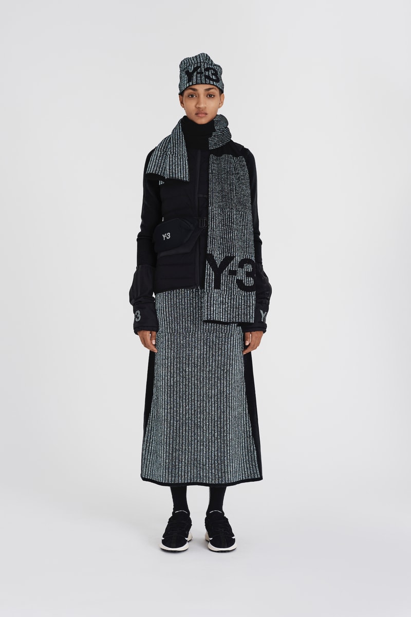 Y-3 Fall/Winter 2020 Collection Chapter 1 Drop Jacket Scarf Printed Beret adidas Yohji Yamamoto