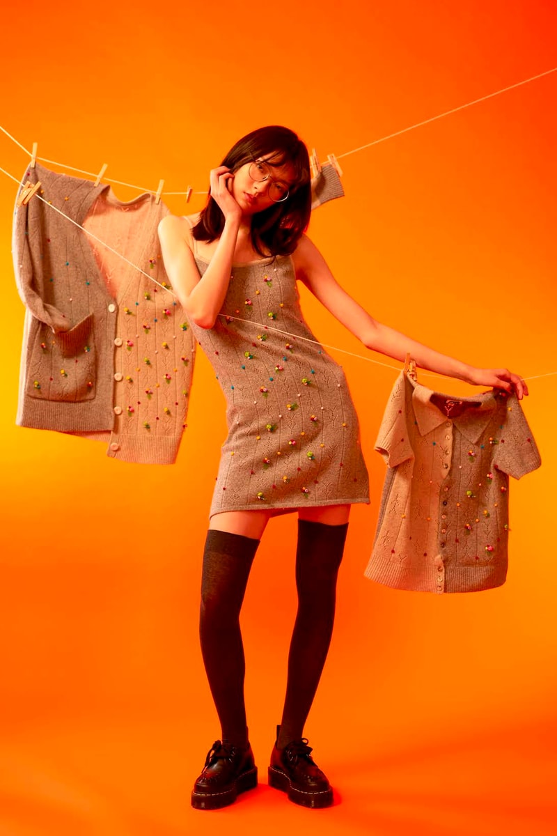 yanyan fall winter collection outerwear knitwear jackets sweaters dresses lookbook hong kong
