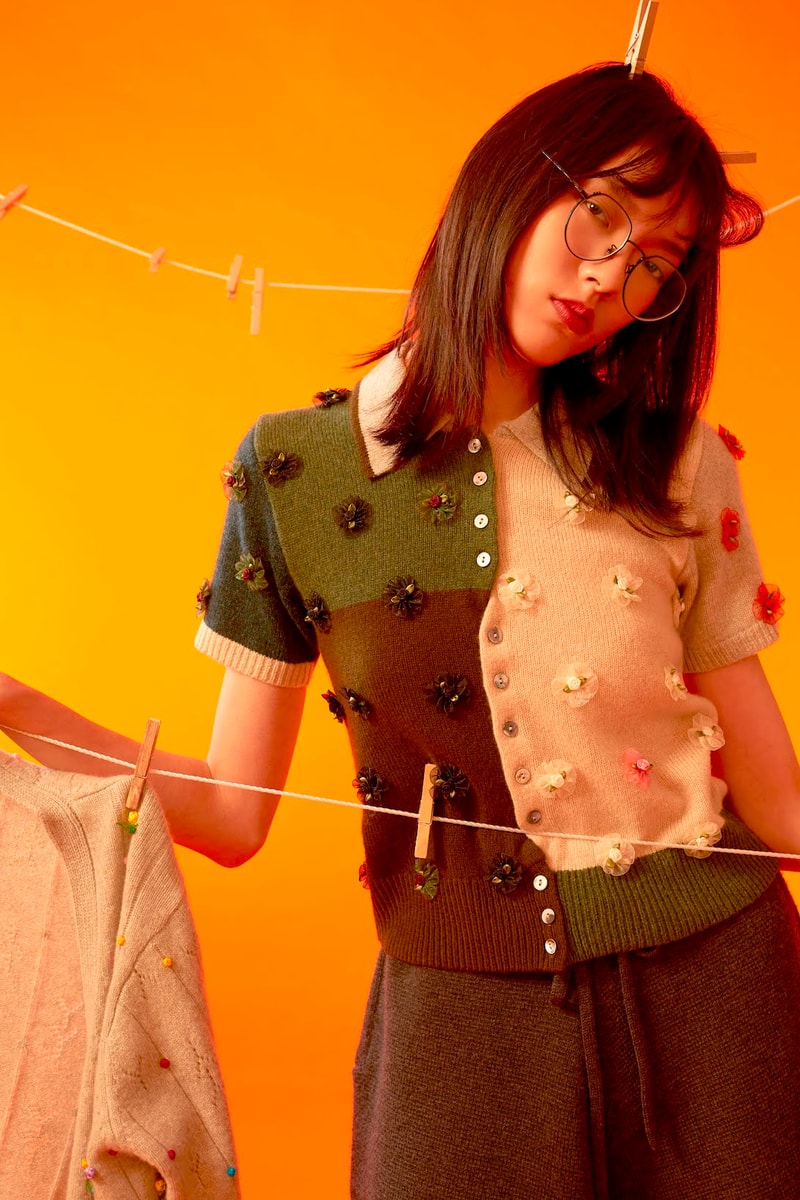 yanyan fall winter collection outerwear knitwear jackets sweaters dresses lookbook hong kong