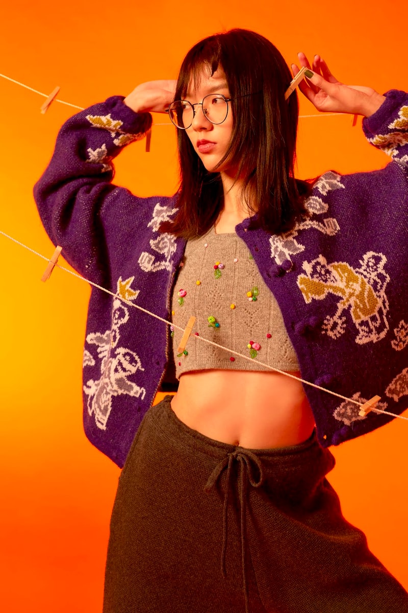 yanyan fall winter collection outerwear knitwear jackets sweaters dresses lookbook hong kong