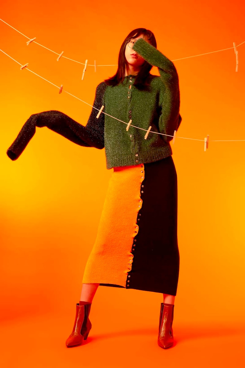 yanyan fall winter collection outerwear knitwear jackets sweaters dresses lookbook hong kong