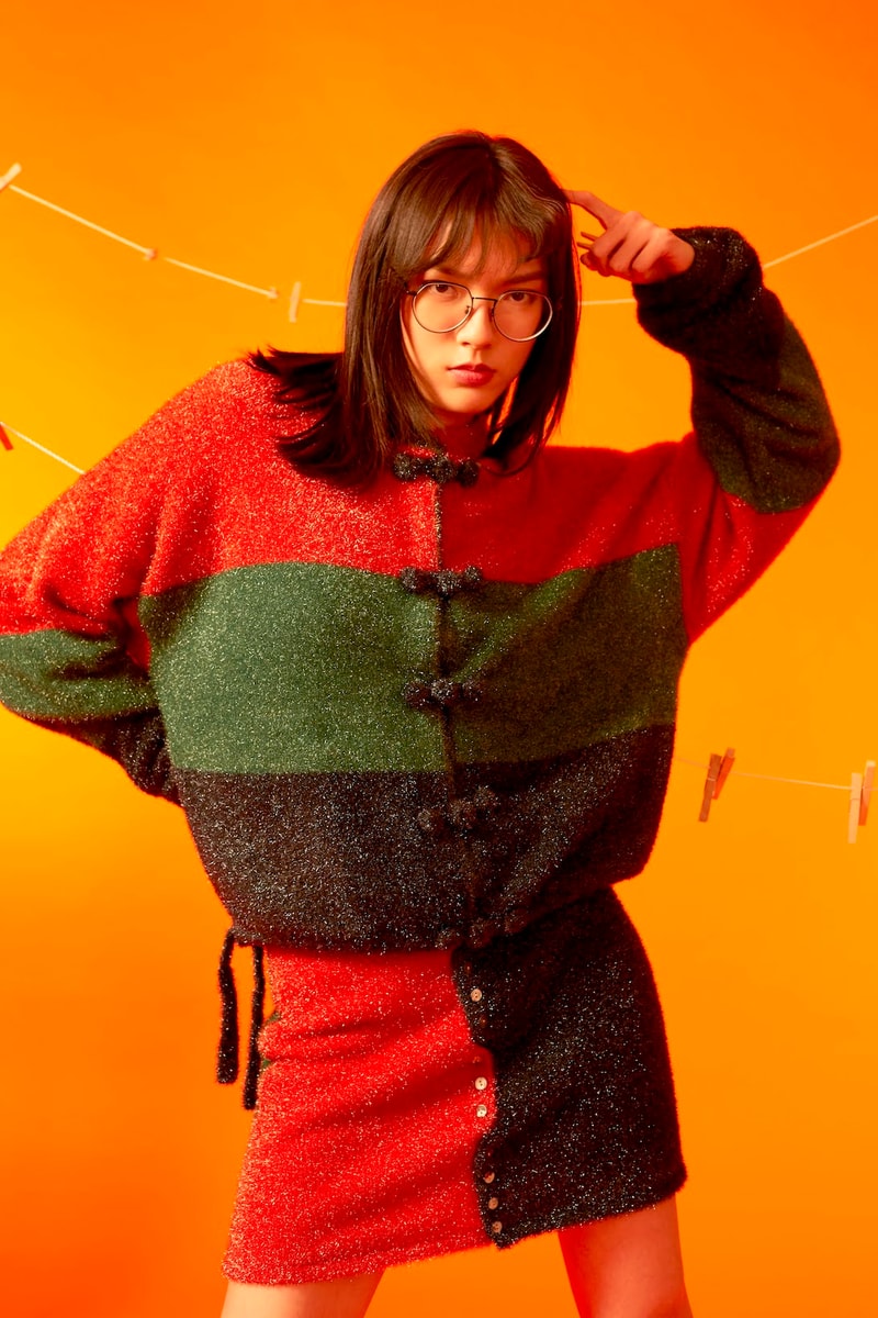 yanyan fall winter collection outerwear knitwear jackets sweaters dresses lookbook hong kong