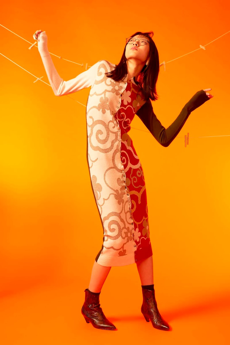 yanyan fall winter collection outerwear knitwear jackets sweaters dresses lookbook hong kong