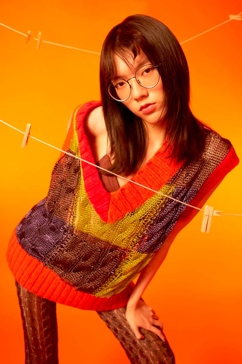 yanyan fall winter collection outerwear knitwear jackets sweaters dresses lookbook hong kong
