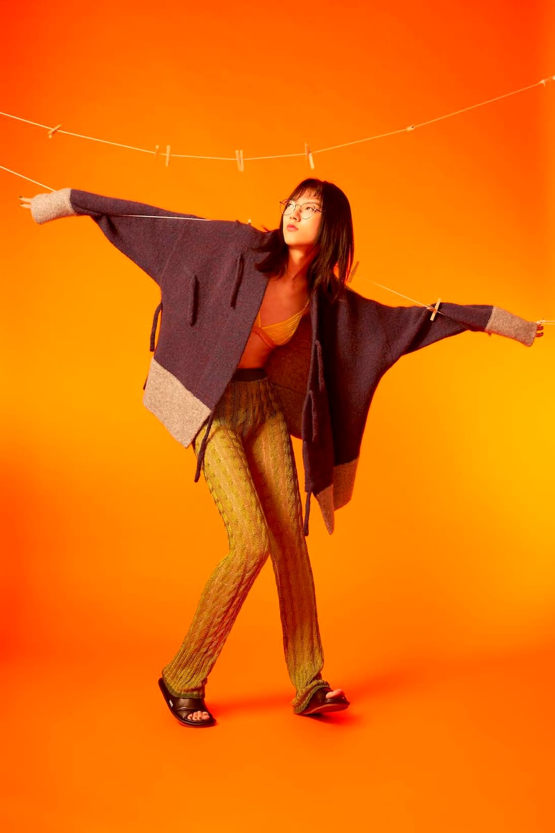 yanyan fall winter collection outerwear knitwear jackets sweaters dresses lookbook hong kong