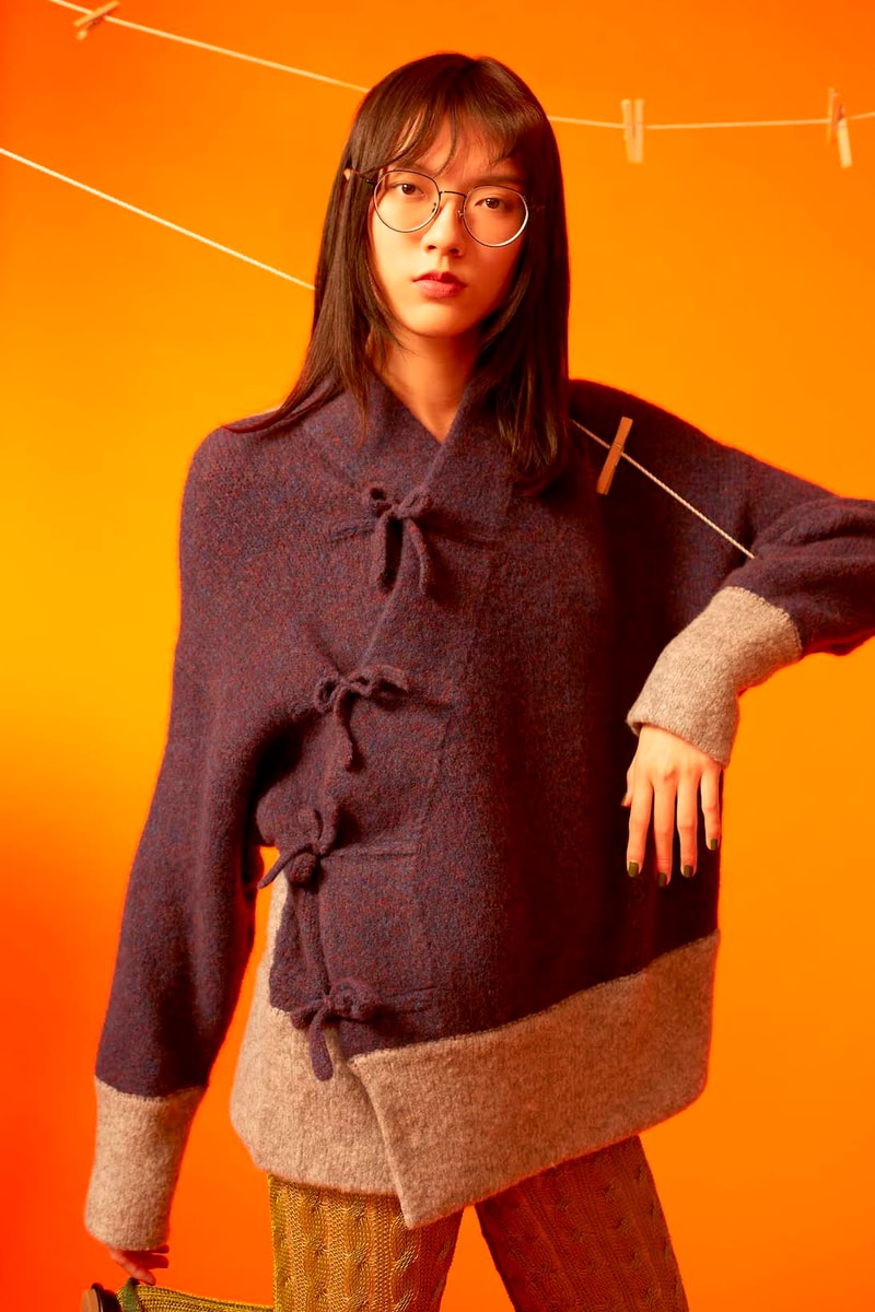 yanyan fall winter collection outerwear knitwear jackets sweaters dresses lookbook hong kong