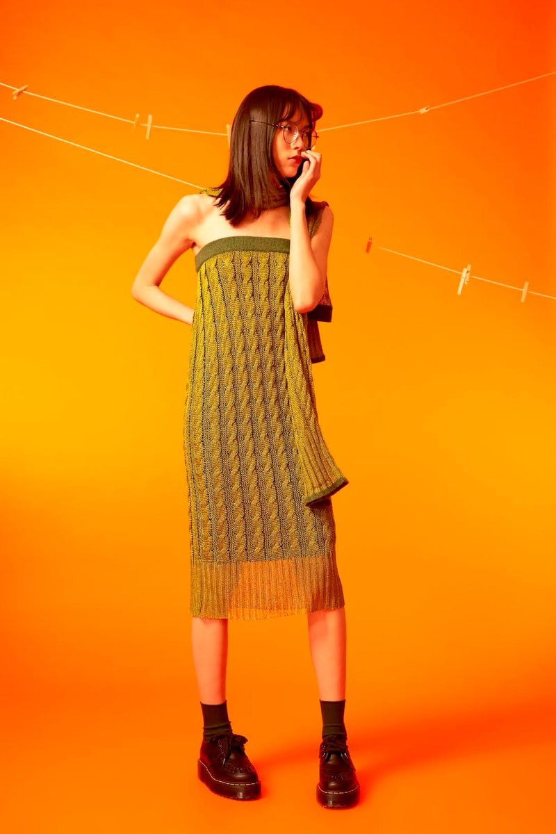 yanyan fall winter collection outerwear knitwear jackets sweaters dresses lookbook hong kong