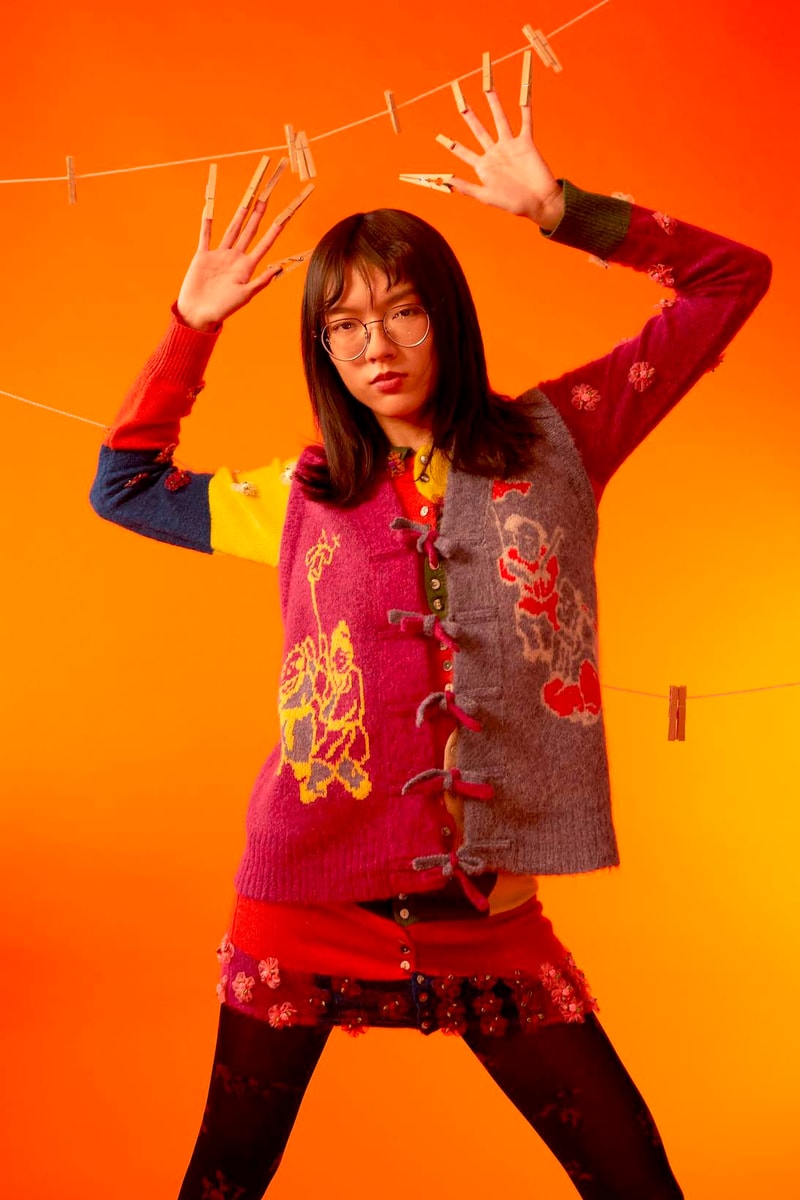 yanyan fall winter collection outerwear knitwear jackets sweaters dresses lookbook hong kong