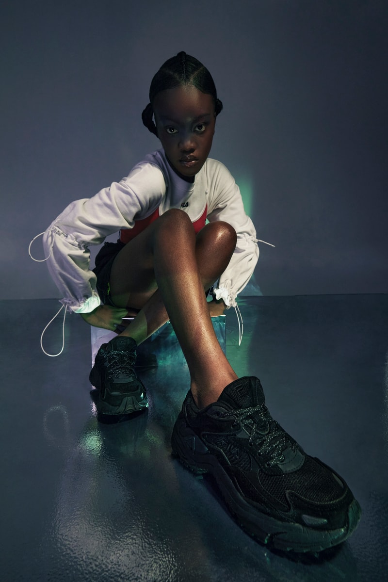 FILA Korea Sneaker Pack Lookbook Editorial Sportswear Trainers Platform Shoes