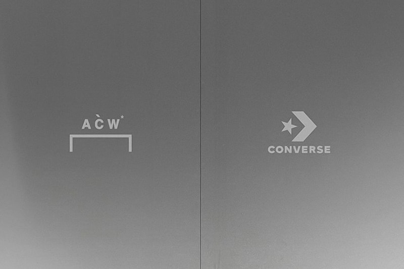 A-COLD-WALL* x Converse Collaboration Teaser Release Date Samuel Ross Shoe Sneaker