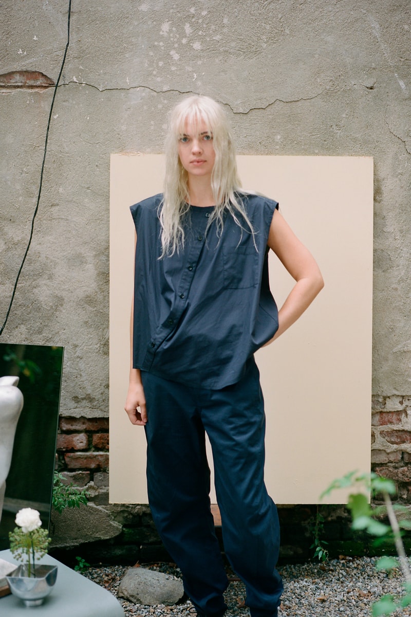 a company collection v blue jeans denim pants shirts jackets lookbook