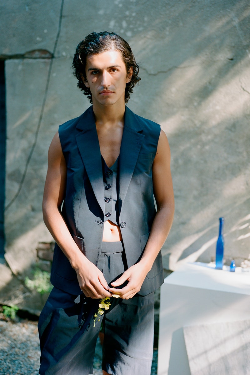 a company collection v blue jeans denim pants shirts jackets lookbook
