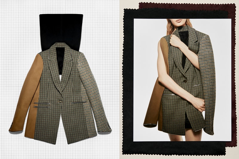 acne studios repurposed drops model upcycled sustainable denim leather jeans blazers pants capsule release 