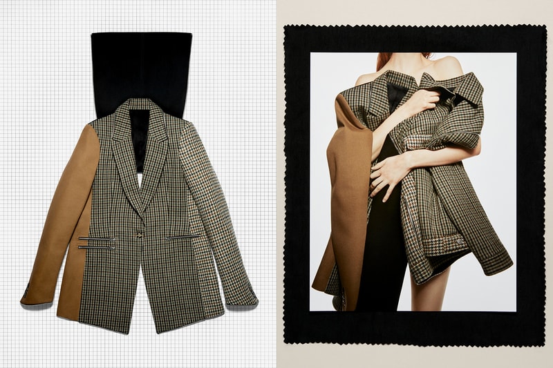 acne studios repurposed drops model upcycled sustainable denim leather jeans blazers pants capsule release 
