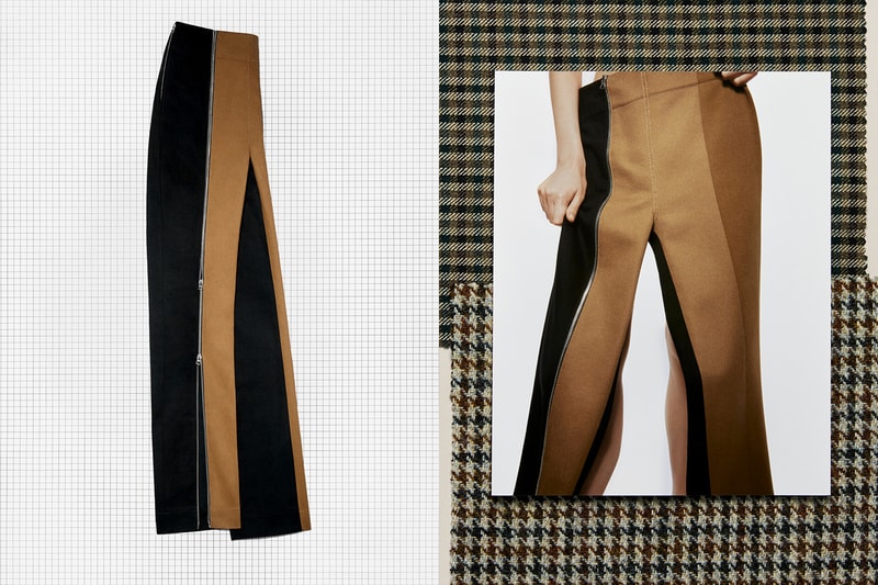 acne studios repurposed drops model upcycled sustainable denim leather jeans blazers pants capsule release 