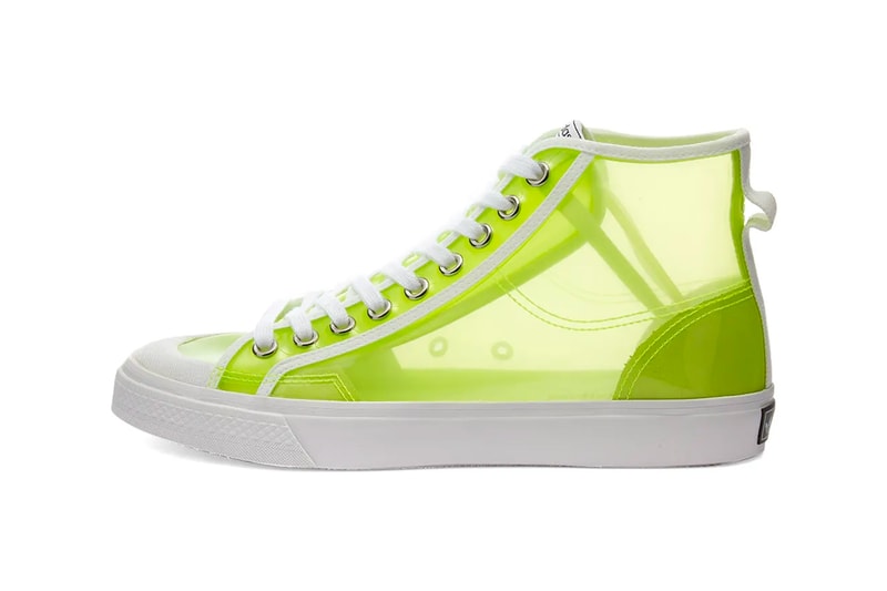 adidas originals nizza rf hi transparent yellow clear white summer sneakers release