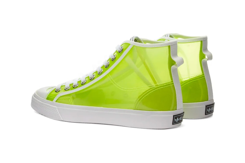 adidas originals nizza rf hi transparent yellow clear white summer sneakers release
