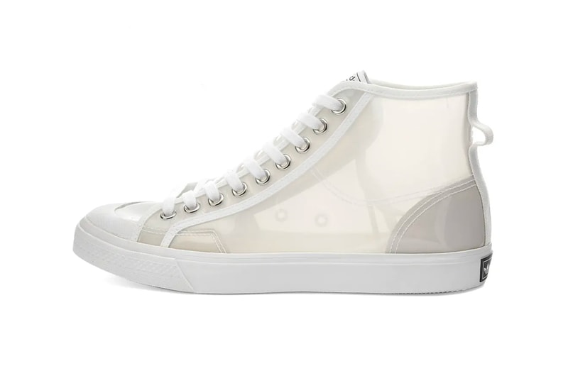 adidas originals nizza rf hi transparent yellow clear white summer sneakers release