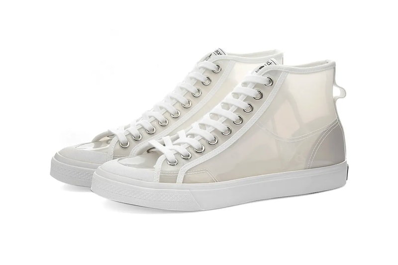 adidas originals nizza rf hi transparent yellow clear white summer sneakers release