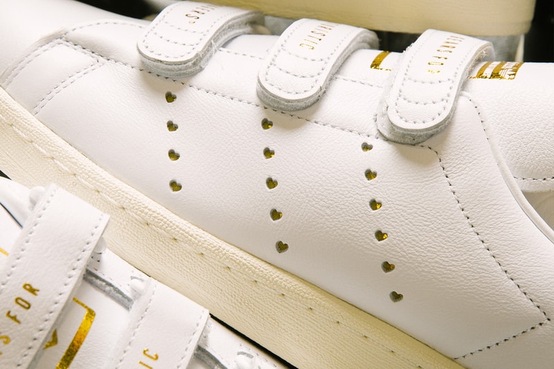 human made adidas originals master velcro straps black white gold hearts nigo release info