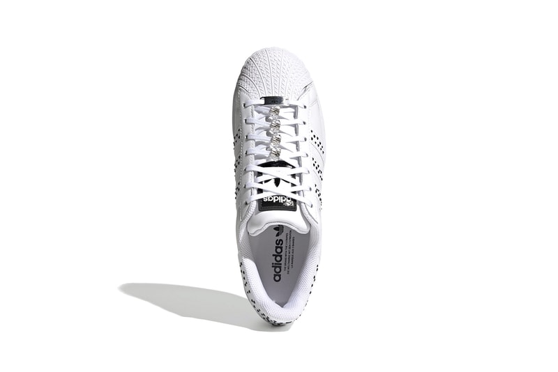 adidas originals swarovski superstar bold shoes womens sneakers white black crystals sneakerhead footwear
