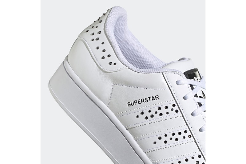 adidas originals swarovski superstar bold shoes womens sneakers white black crystals sneakerhead footwear