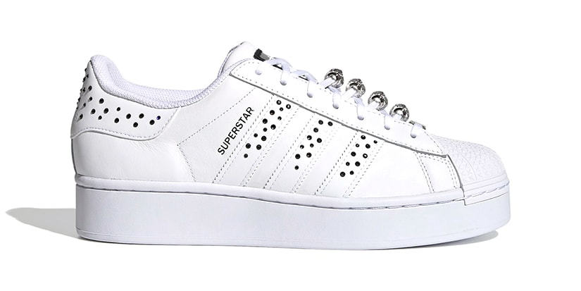 adidas gazelle silver green womens Adidas Women Swarovski SuperStar Bold Shoe – Extra Butter