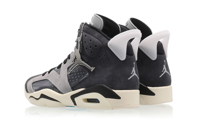 nike air jordan 6 retro chrome gray black womens exclusive sneakers release info