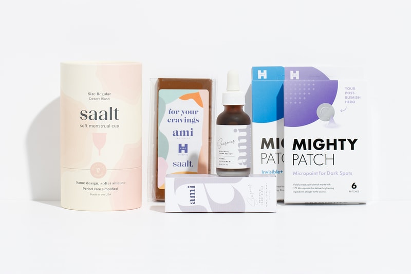 Ami Wellness x Hero Cosmetics x Saalt Period Kit Menstrual Care Go With The Flo Box