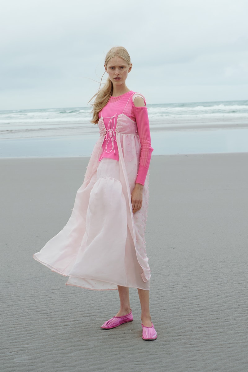 cecilie bahnsen spring summer 2021 collection paris fashion week pfw lookbook sustainable copenhagen