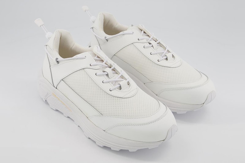 comme des garcons homme plus cdg first in-house sneakers cross trainers chunky white black