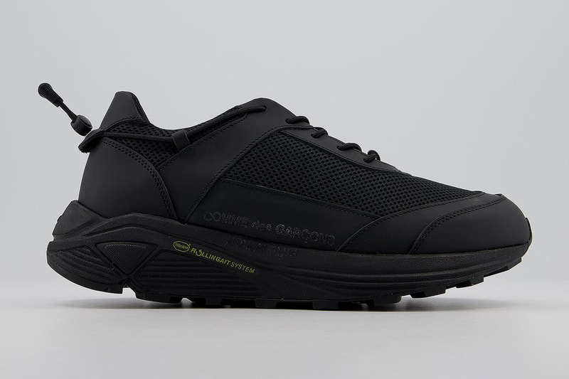 comme des garcons homme plus cdg first in-house sneakers cross trainers chunky white black