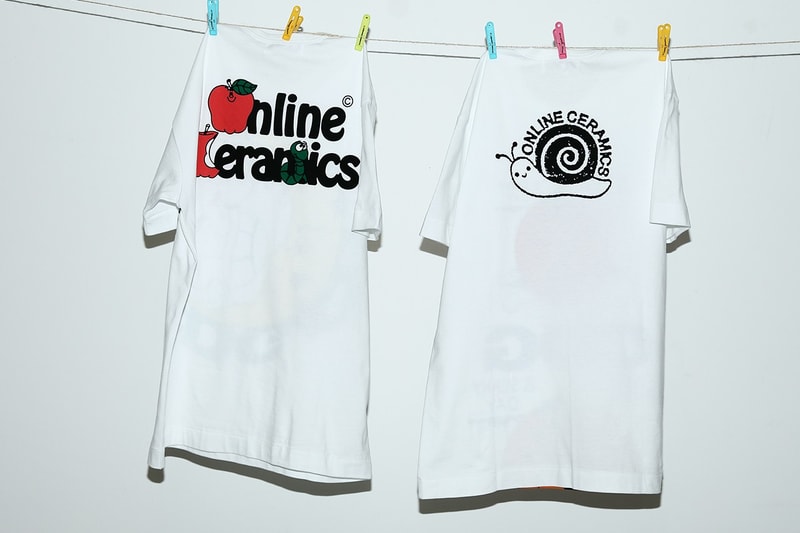 comme des garcons cdg online ceramics t-shirts collaboration halloween moon turtle pumpkin release