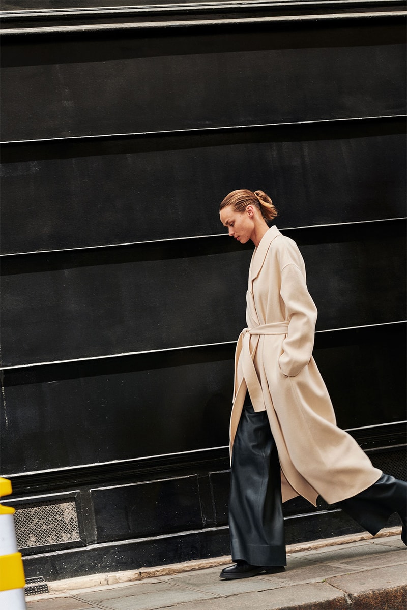 cos core by essentials fall winter minimal sustainable knitwear sweaters coats dresses
