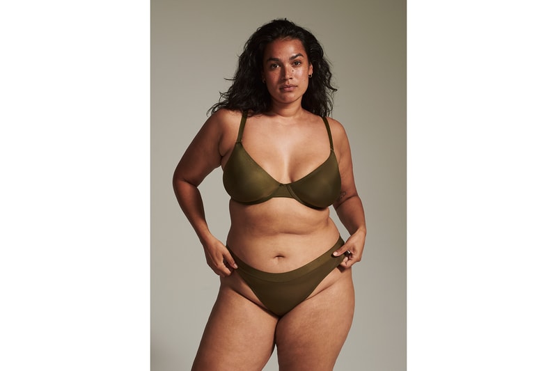 cuup lingerie bras underwear moss green bras body positive inclusive sheer mesh thongs highwaist