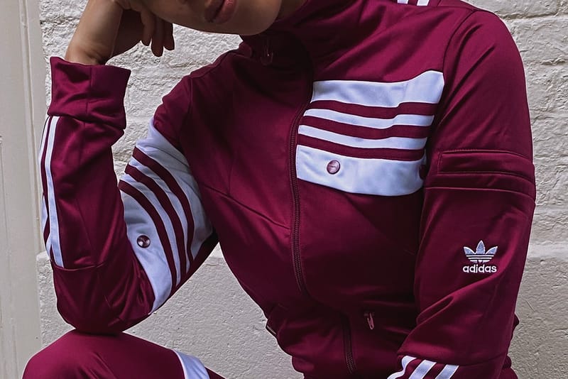 Daniëlle Cathari x adidas Originals Drop Deconstructed Tracksuit in "Power Berry"