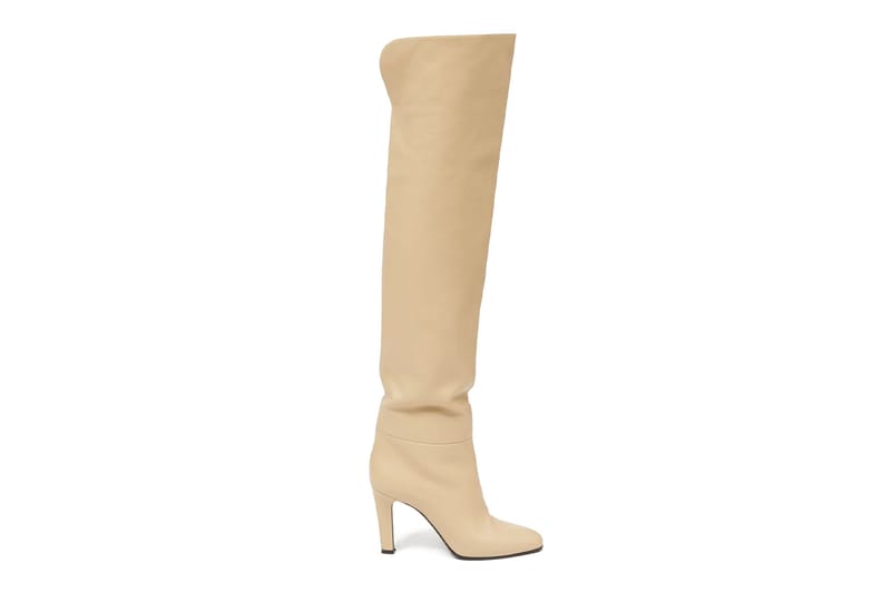 ysl thigh high boots