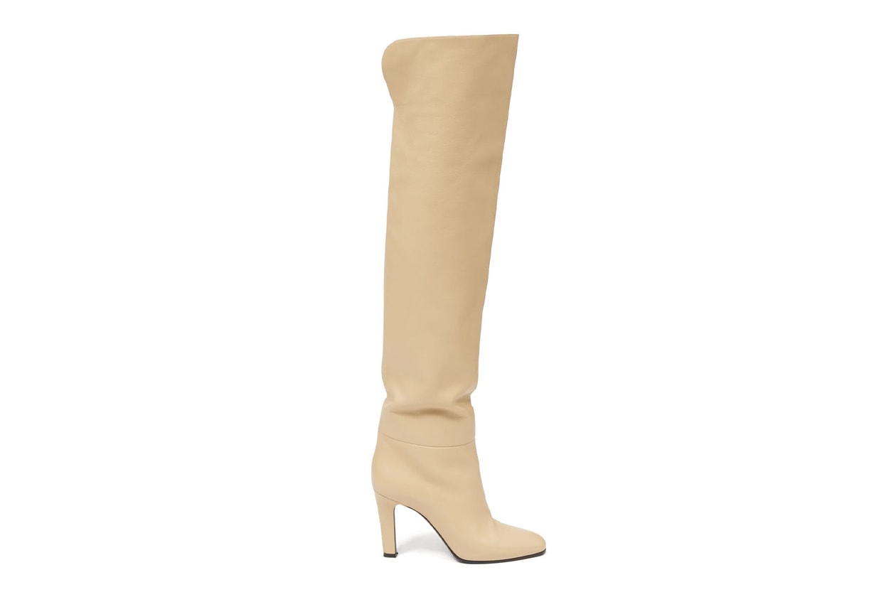 thigh high boots over the knee fall winter trends bottega veneta saint laurent maison margiela tabi