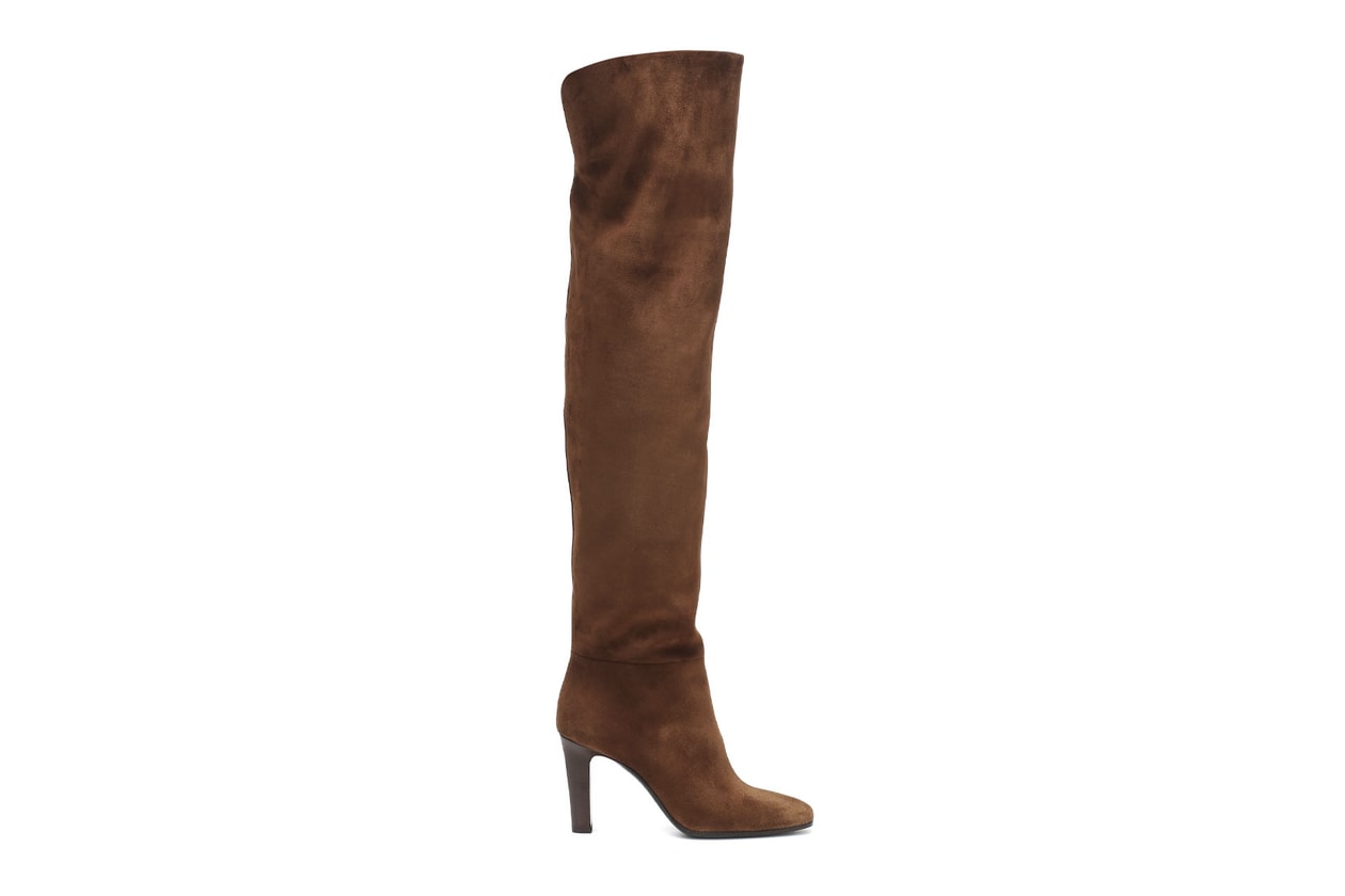 thigh high boots over the knee fall winter trends bottega veneta saint laurent maison margiela tabi