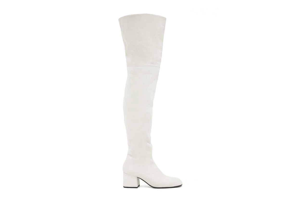 thigh high boots over the knee fall winter trends bottega veneta saint laurent maison margiela tabi