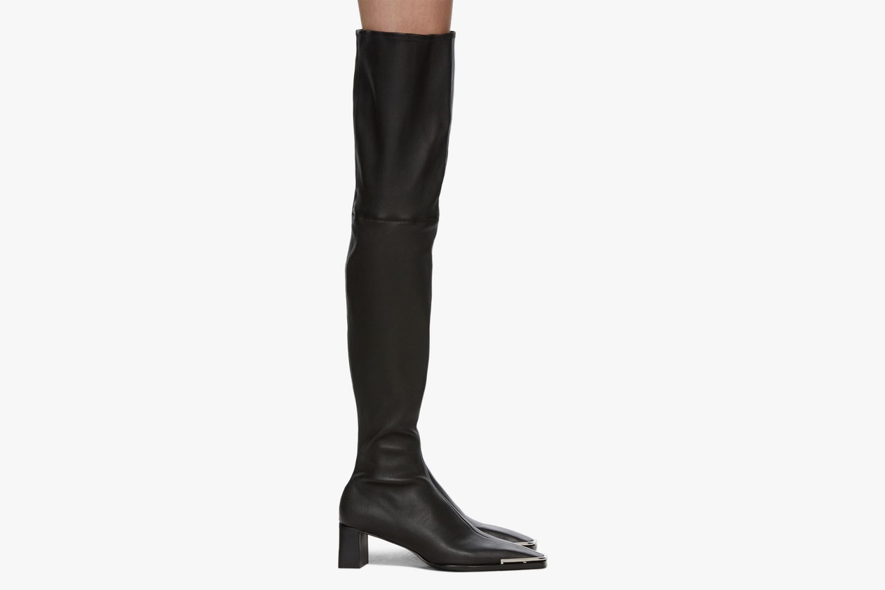 thigh high boots over the knee fall winter trends bottega veneta saint laurent maison margiela tabi