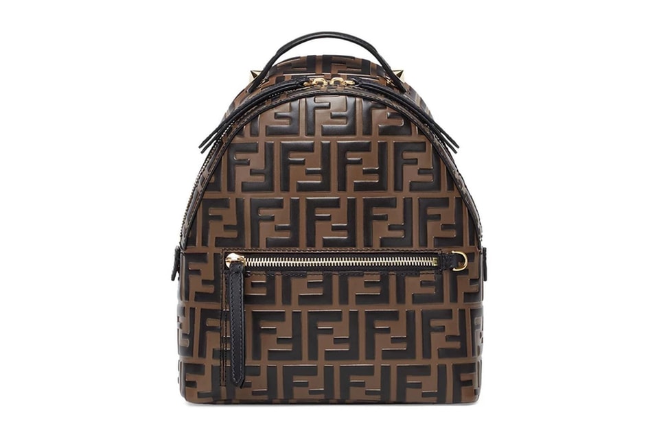 fendi mini logo backpack Fendi Releases Mini Backpack With FF Monogram
