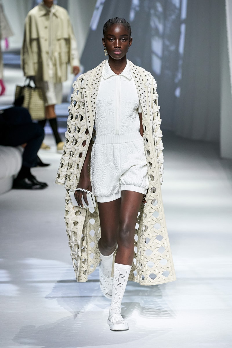 fendi spring summer 2021 runway show silvia venturini last paloma elesser ashley graham karen elson