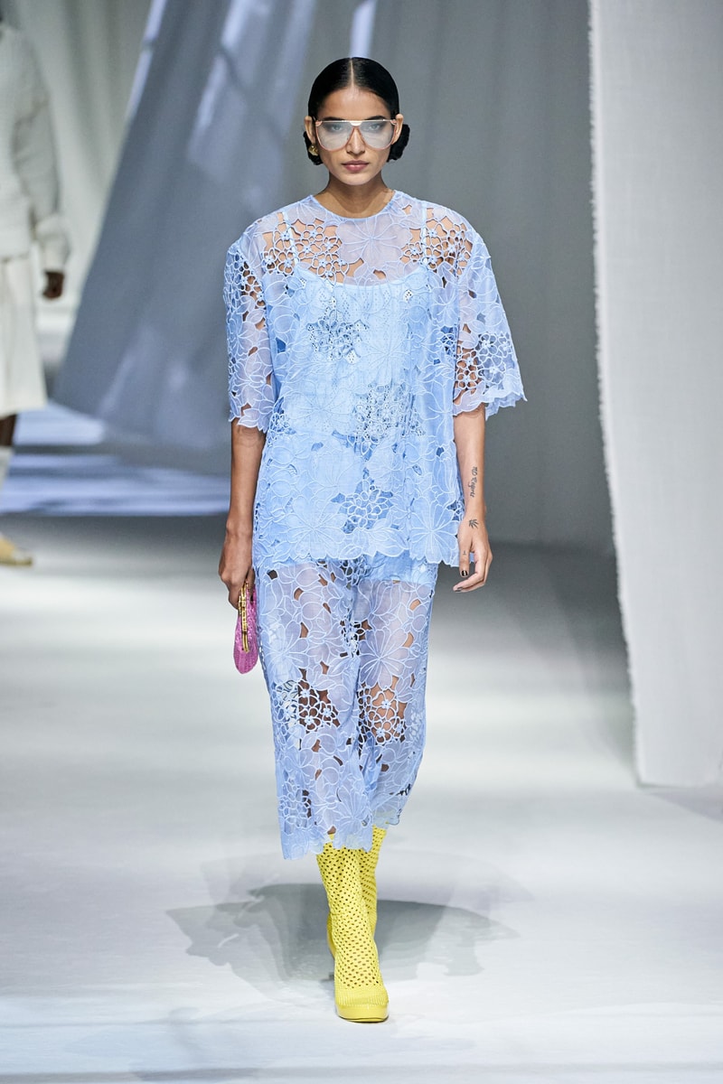 fendi spring summer 2021 runway show silvia venturini last paloma elesser ashley graham karen elson