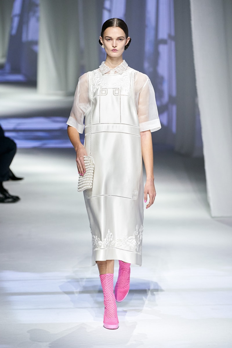 fendi spring summer 2021 runway show silvia venturini last paloma elesser ashley graham karen elson