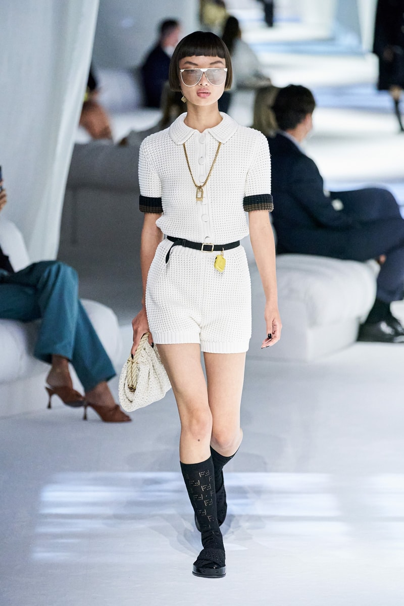 fendi spring summer 2021 runway show silvia venturini last paloma elesser ashley graham karen elson